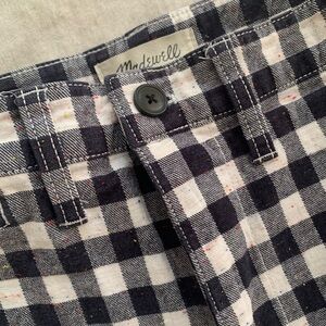 Madewell | Black and White Plaid Pants